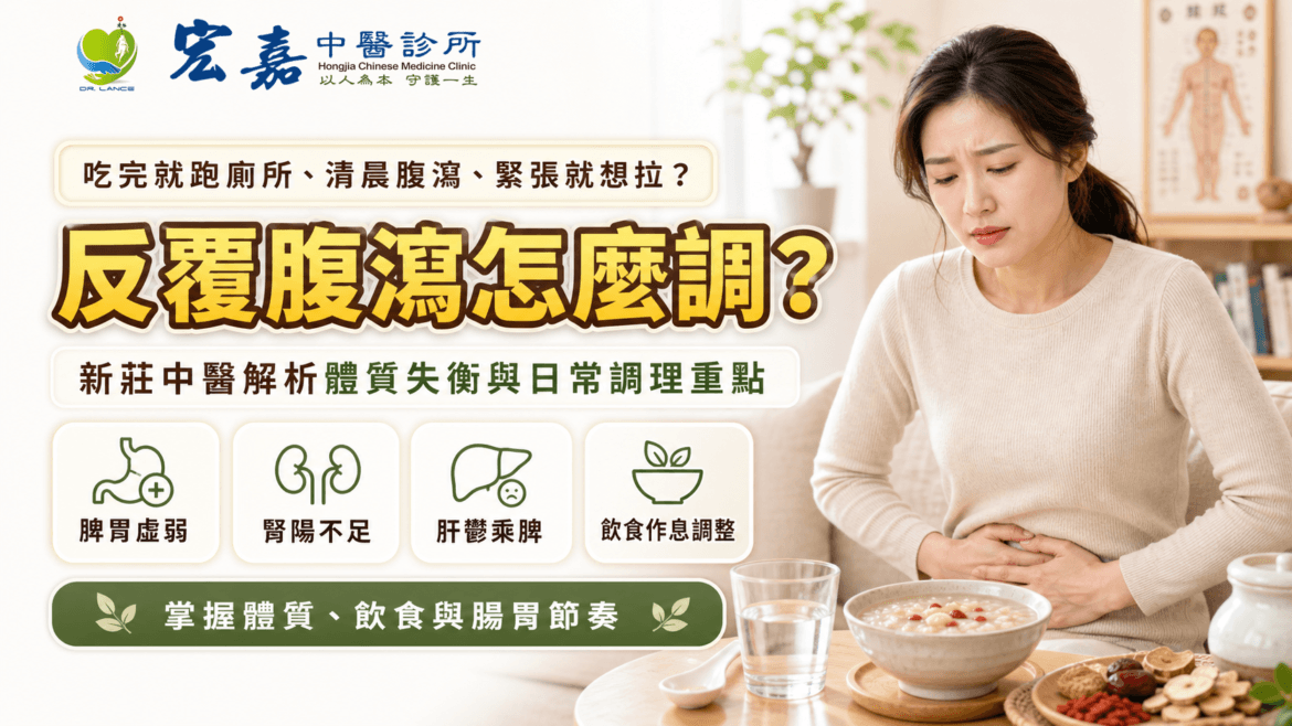 新莊反覆腹瀉中醫門診體質評估情境